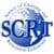 A blue globe with the letters scrt in it.
